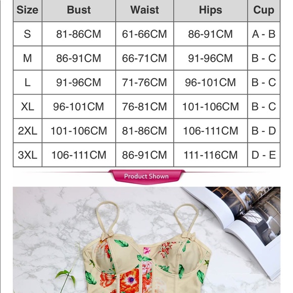 Ivory Floral One Piece Suit with Bow accents - Picture 5 of 8